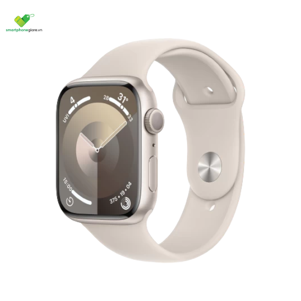 Apple Watch Series 9 GPS 41mm – Viền nhôm – Dây cao su – Mới – Chính Hãng VN/A